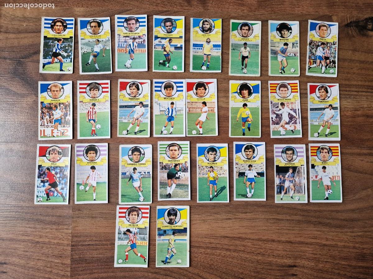 Cromos de f&uacute;tbol: LOTE &Uacute;LTIMOS FICHAJES 84 85 EDITORIAL ESTE