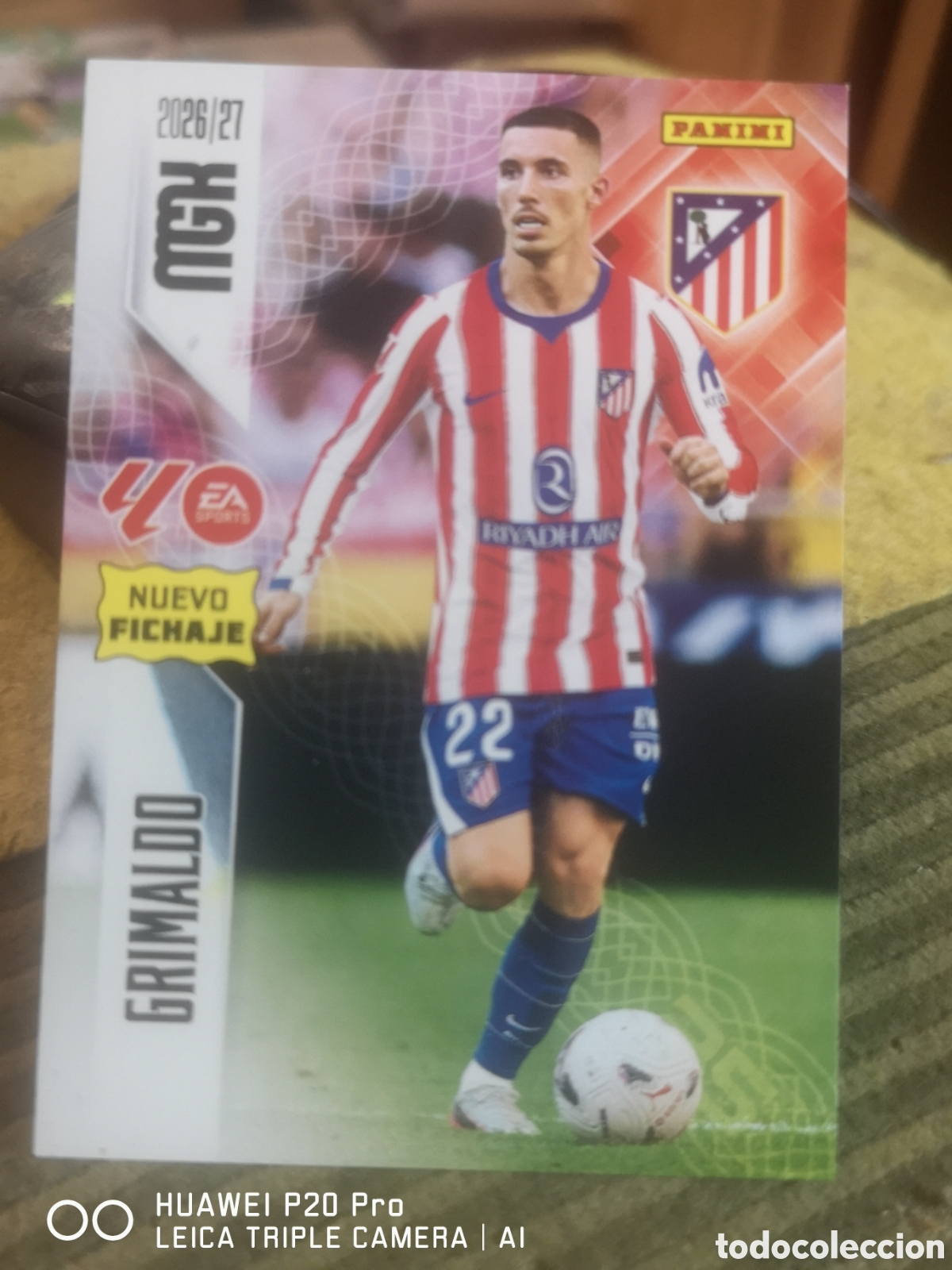 Cromos de f&uacute;tbol: MEGACRACKS 2026 2027 2026 27 GRIMALDO NUEVO FICHAJE 459 - ATLETICO DE MADRID