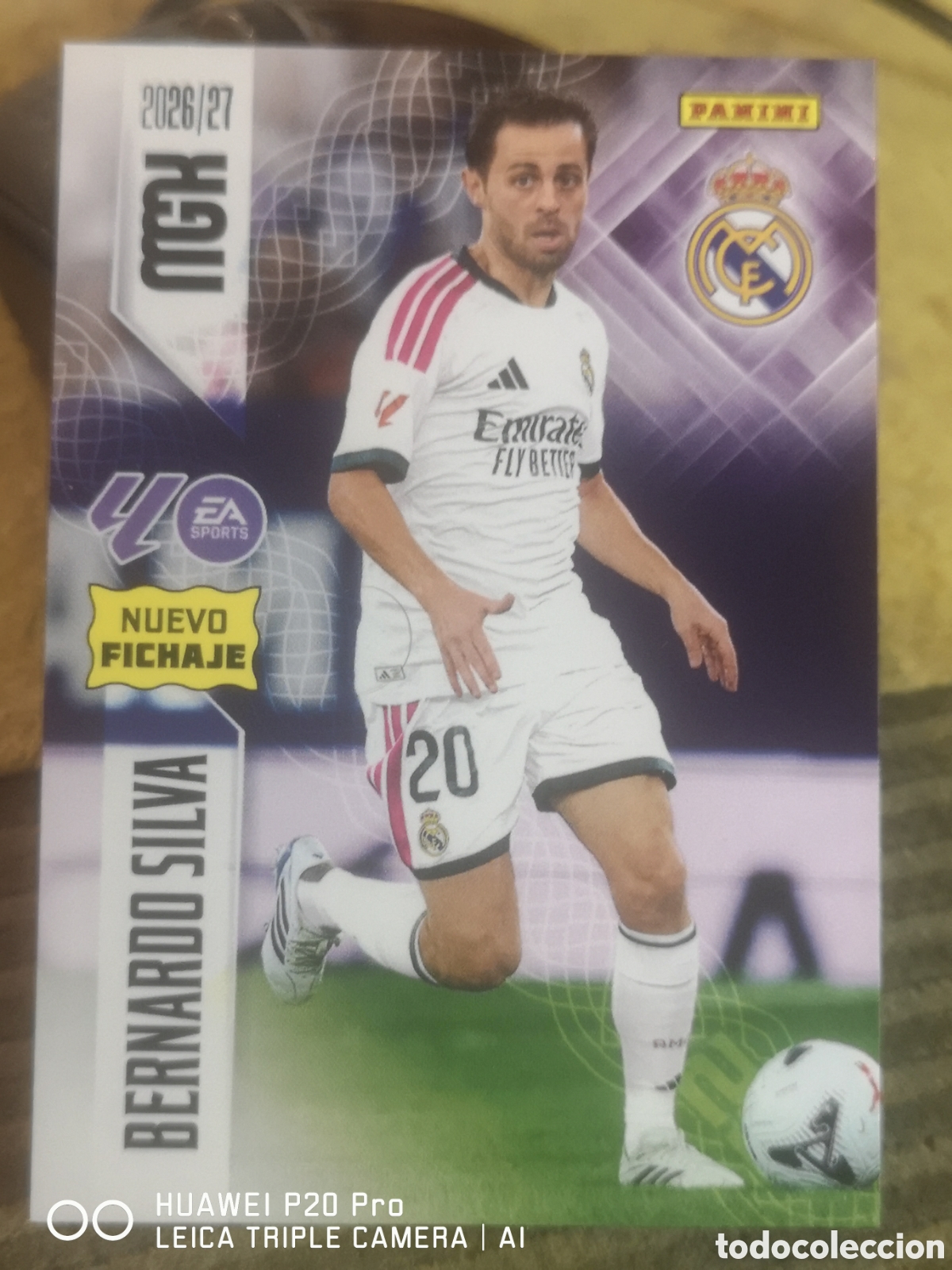 Cromos de f&uacute;tbol: MEGACRACKS 2026 2027 2026 27 BERNARDO SILVA NUEVO FICHAJE 488 - REAL MADRID