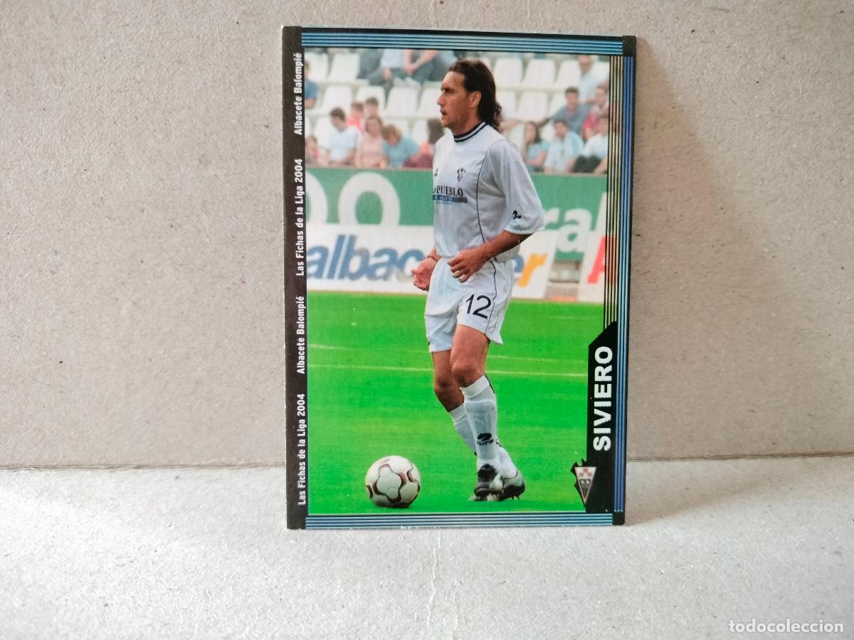 Cromos de f&uacute;tbol: CROMO FUTBOL LAS FICHAS DE LA LIGA ALBACETE 2003 2004 SIVIERO NUMERO 524
