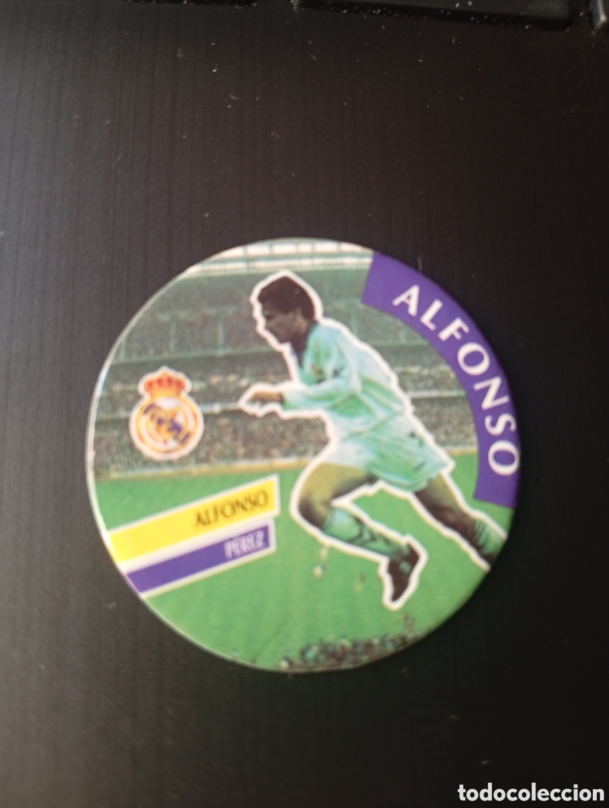 Cromos de f&uacute;tbol: CROMO - TAZO - CAPS DIARIO AS N &ordm; 113 - ALFONSO - REAL MADRID
