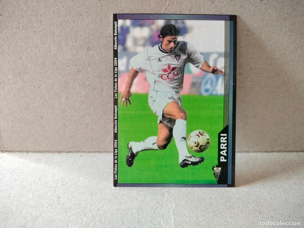 Cromos de f&uacute;tbol: CROMO FUTBOL LAS FICHAS DE LA LIGA ALBACETE 2003 2004 PARRI NUMERO 533