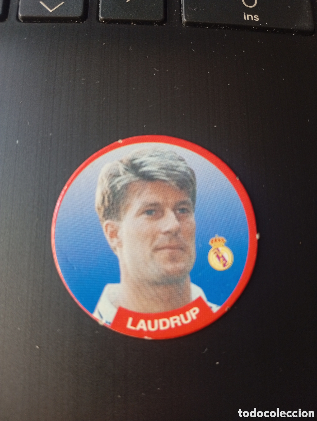 Cromos de f&uacute;tbol: CROMO - TAZO - CAPS DIARIO SPORT N &ordm; 5 - LAUDRUO - REAL MADRID