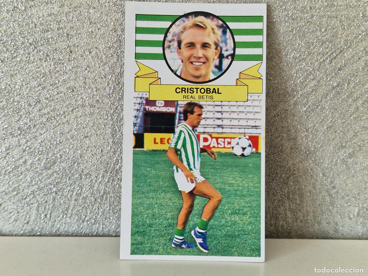 Cromos de f&uacute;tbol: COLOCA CRISTOBAL LIGA ESTE 85 86 SIN PEGAR