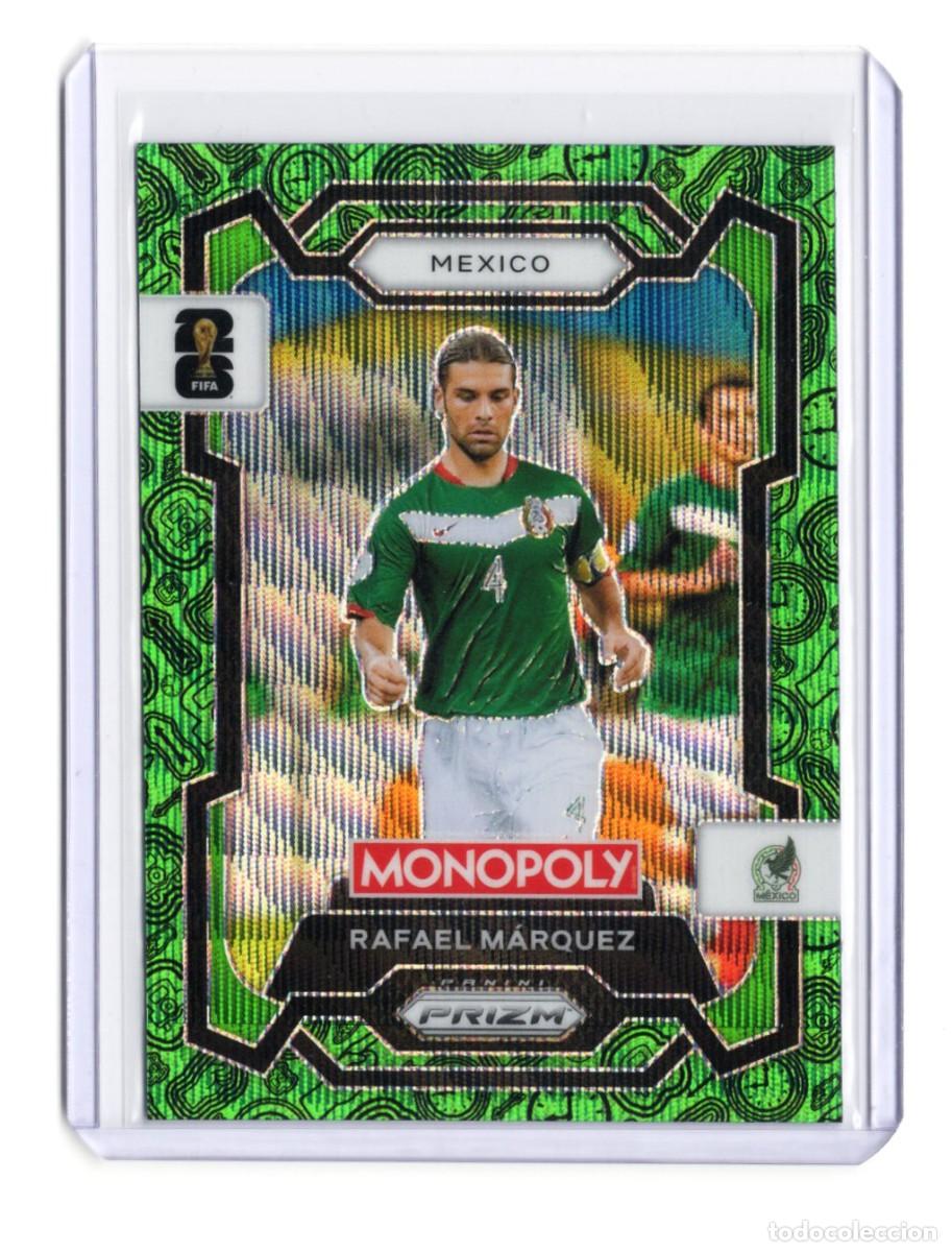 Cromos de f&uacute;tbol: Rafael Marquez Mexico Green Verde Panini Prizm Monopoly Mundial 2026