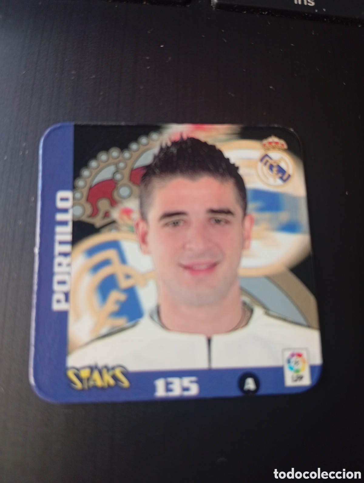 Cromos de f&uacute;tbol: STAK n&ordm; 135 PORTILLO Real Madrid STAKS LIGA 2003-2004 de Panini. Buen estado.