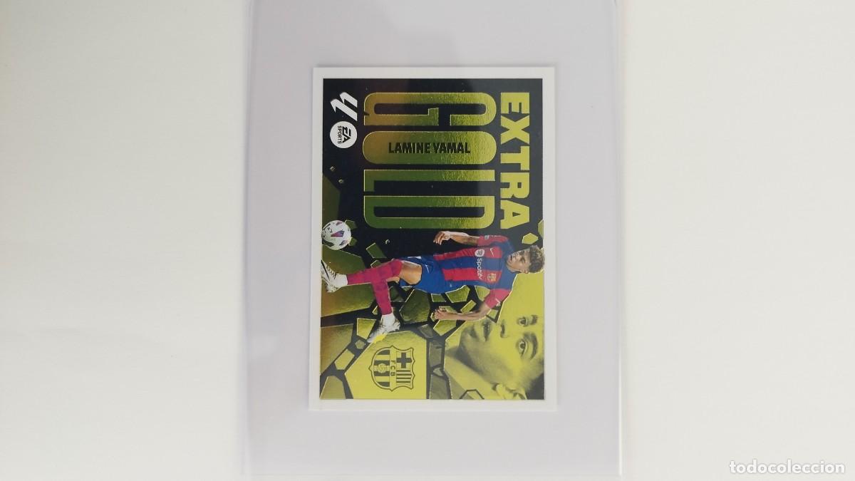 Cromos de f&uacute;tbol: LAMINE YAMAL EXTRA GOLD LIGA ESTE 24 25 2024 2025