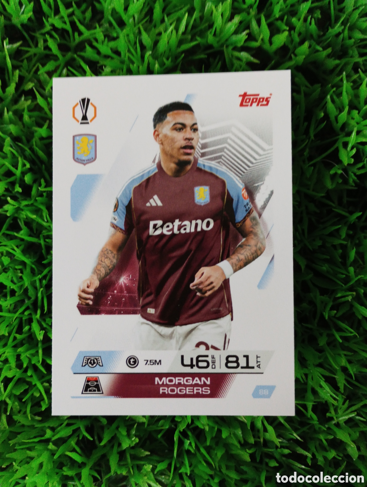 Cromos de f&uacute;tbol: Rogers Aston Villa Match Attax 25-26 # 88