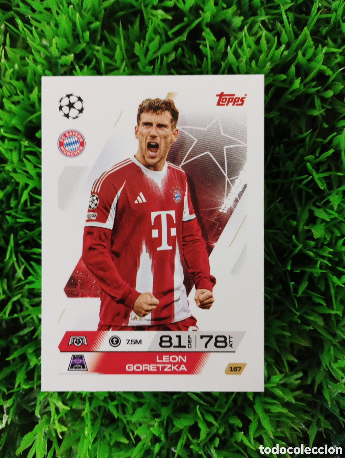 Cromos de f&uacute;tbol: Goretzka Bayern Munich Match Attax 25-26 # 167