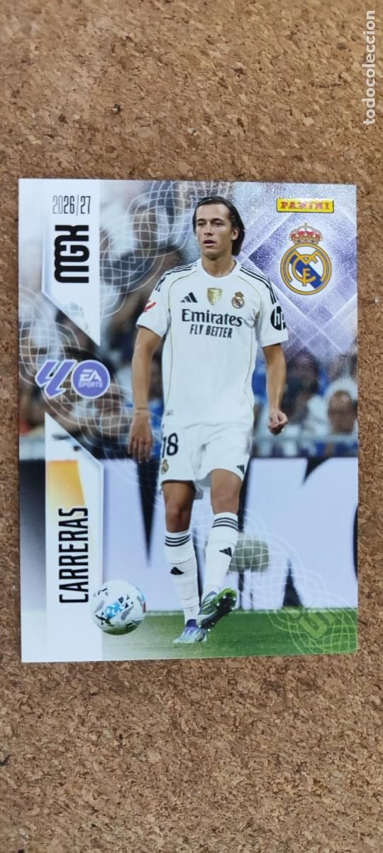 Cromos de f&uacute;tbol: MEGACRACKS 2026/27 CARD BASIC CARRERAS REAL MADRID # 224 PANINI