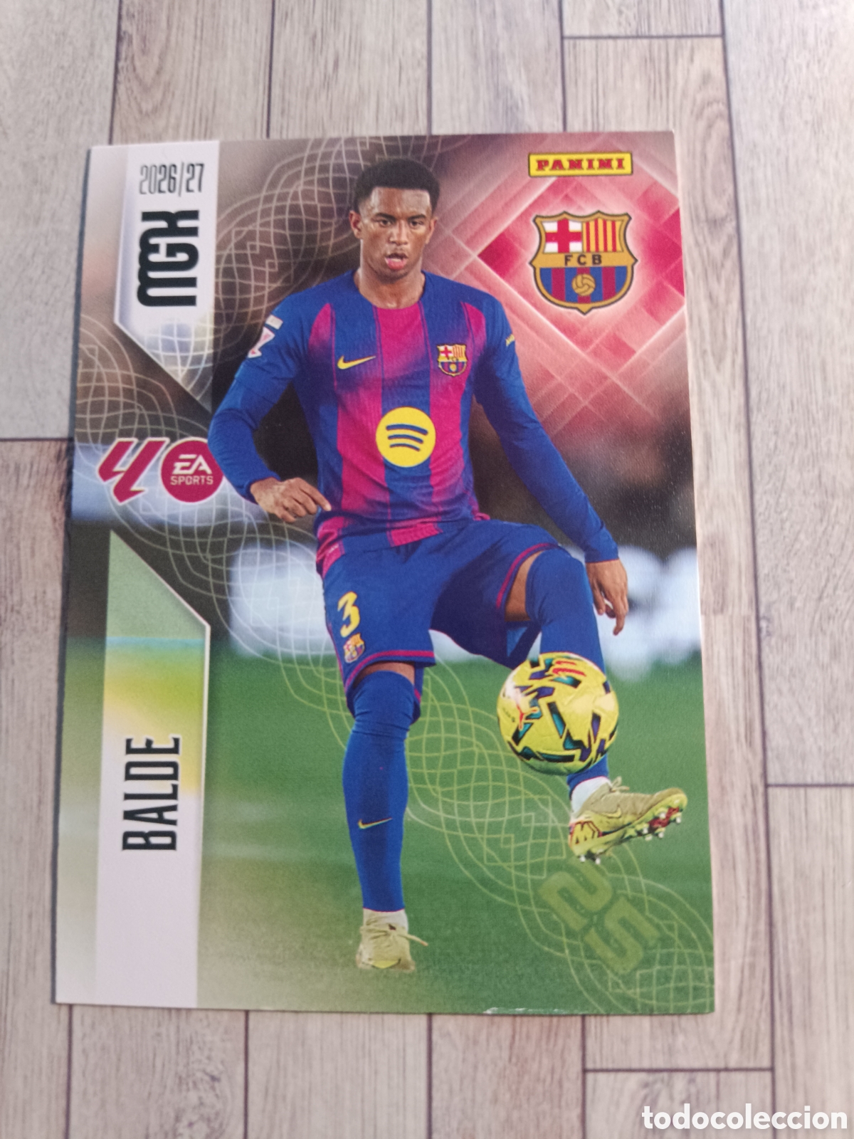 Cromos de f&uacute;tbol: 81 BALDE BARCELONA MEGACRACKS MGK 26 27 PANINI 2026 2027
