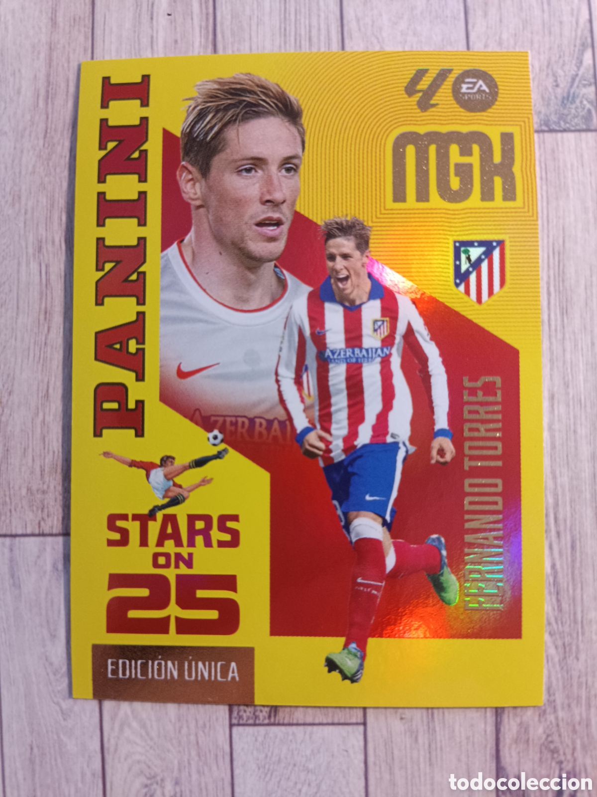 Cromos de f&uacute;tbol: 432 FERNANDO TORRES STARS ON 25 ATLETICO DE MADRID MEGACRACKS MGK 26 27 PANINI 2026 2027
