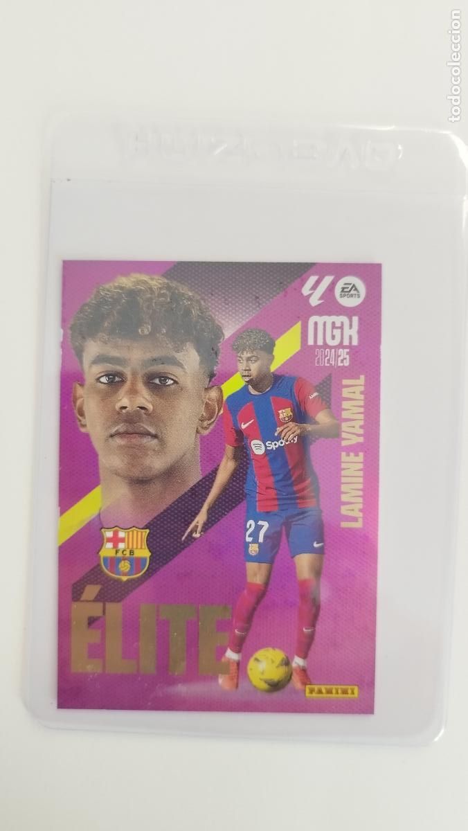 Cromos de f&uacute;tbol: &Eacute;lite 7 LAMINE YAMAL Megacracks MGK 2024-25