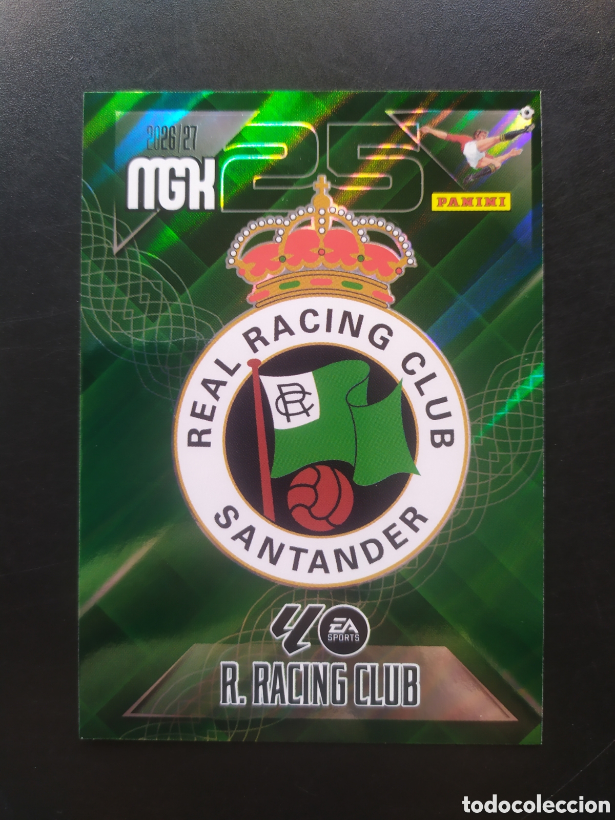 Cromos de f&uacute;tbol: Megacracks 2026 2027 26 27 panini escudo n&deg; 271 Racing Santander
