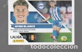 Cromos de f&uacute;tbol: CROMO DE LA LIGA DE F&Uacute;TBOL EDITO ESTE Y PANINI BLANCO REAL D. ALAV&Eacute;S N&ordm; 12 DE LIGA 2026 / 27