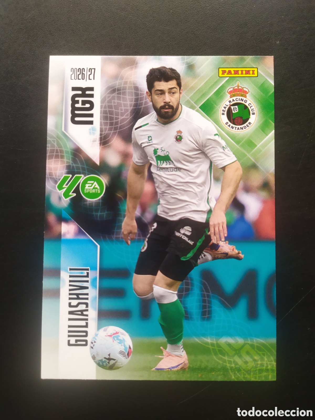 Cromos de f&uacute;tbol: Megacracks 2026 2027 26 27 panini Guliashvili n&deg; 286 Racing Santander