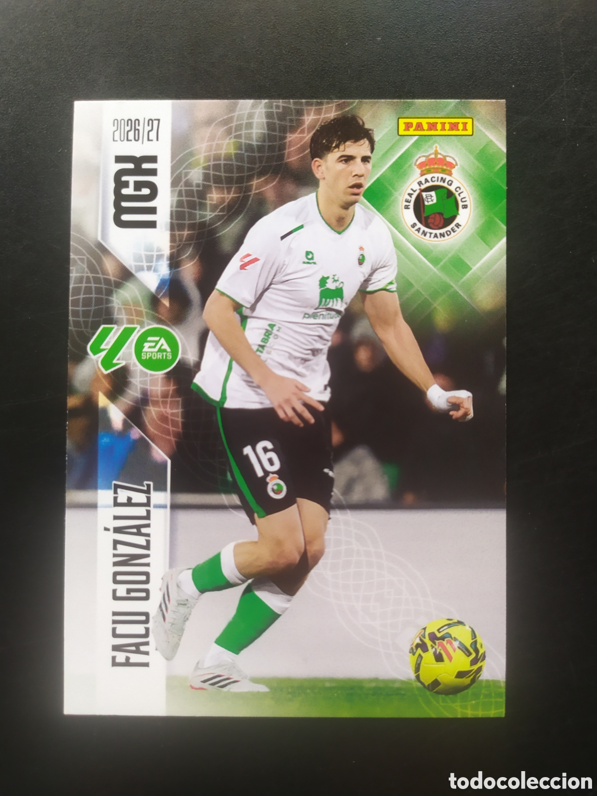Cromos de f&uacute;tbol: Megacracks 2026 2027 26 27 panini Facu Gonz&aacute;lez n&deg; 276 Racing Santander
