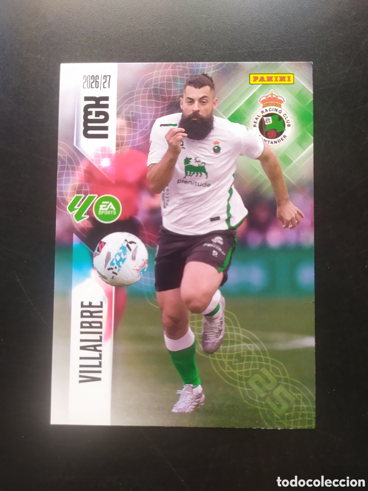 Cromos de f&uacute;tbol: Megacracks 2026 2027 26 27 panini Villalibre n&deg; 287 Racing Santander