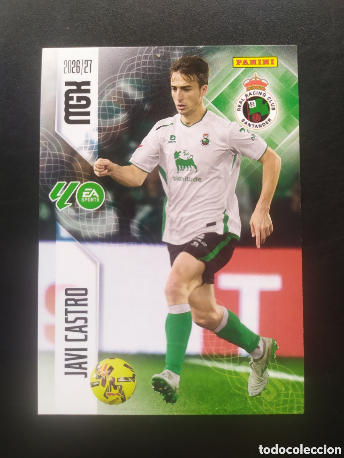Cromos de f&uacute;tbol: Megacracks 2026 2027 26 27 panini Javi Castro n&deg; 277 Racing Santander