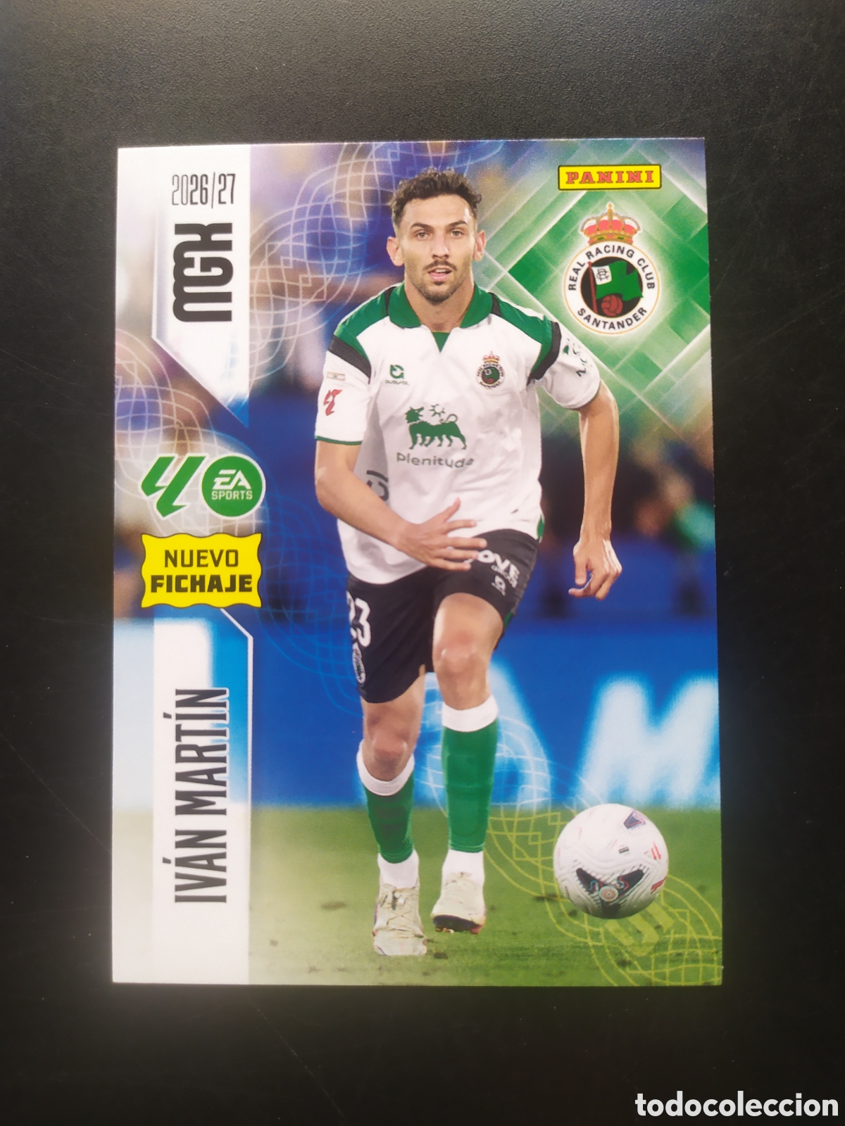Cromos de f&uacute;tbol: Megacracks 2026 2027 26 27 panini Iv&aacute;n Mart&iacute;n fichaje n&deg; 481 Racing Santander