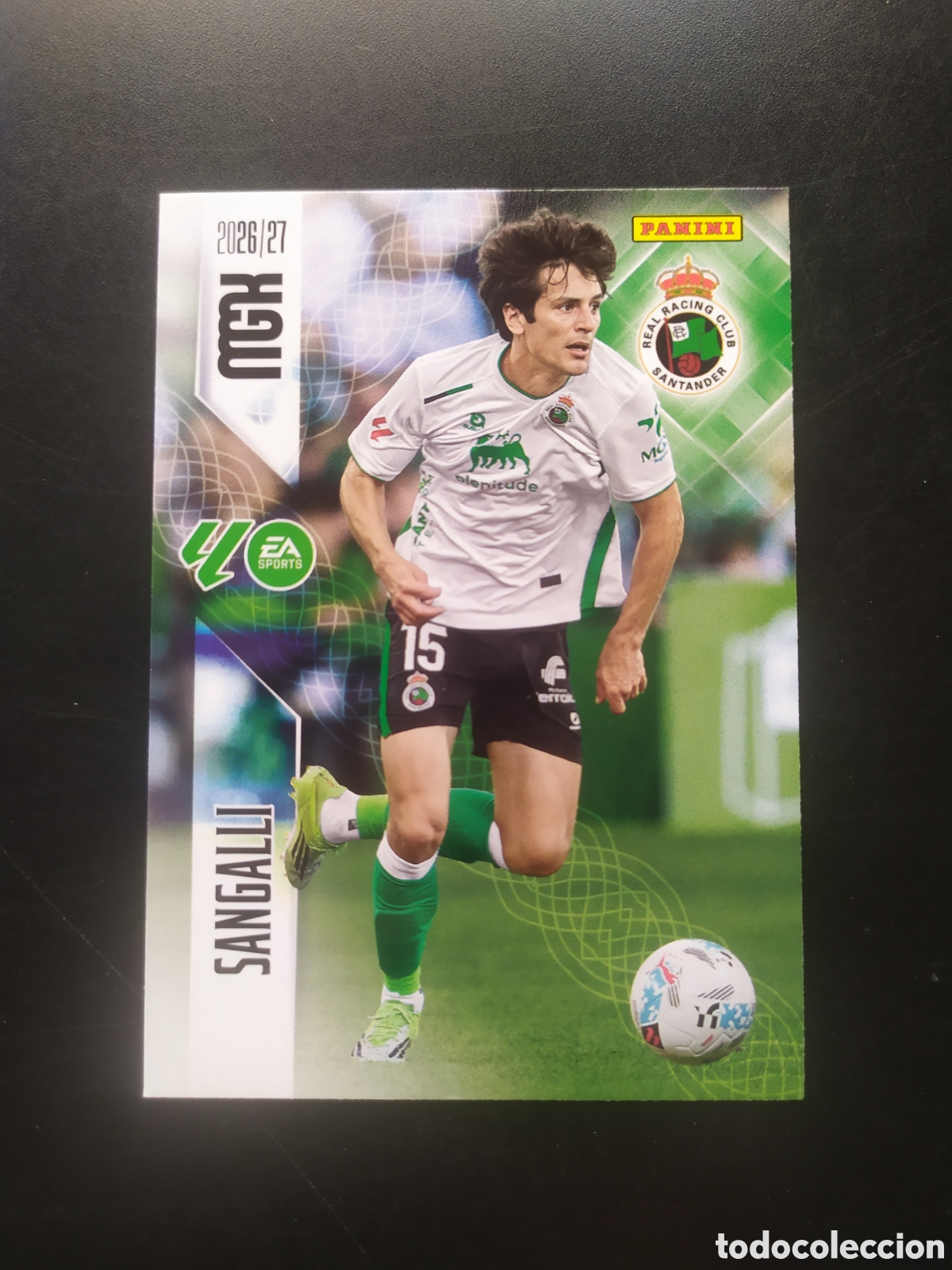 Cromos de f&uacute;tbol: Megacracks 2026 2027 26 27 panini Sangalli n&deg; 275 Racing Santander