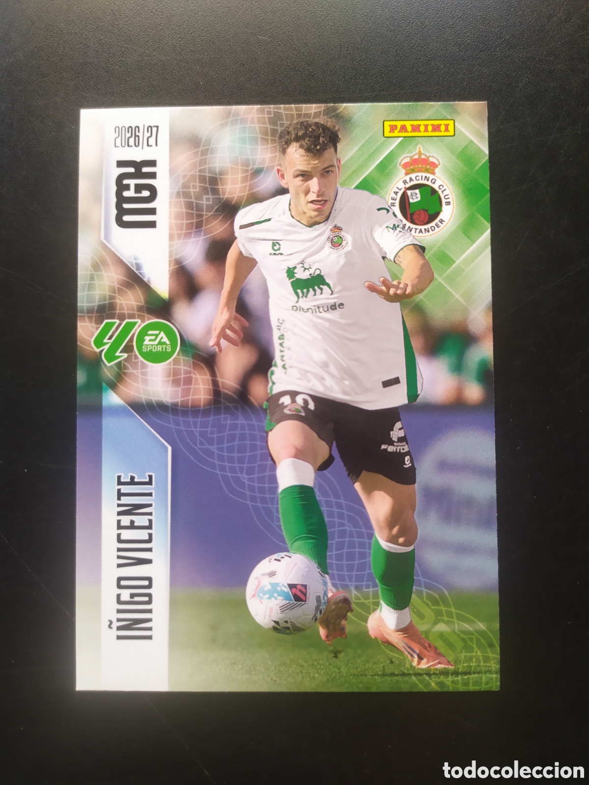 Cromos de f&uacute;tbol: Megacracks 2026 2027 26 27 panini I&ntilde;igo Vicente n&deg; 288 Racing Santander