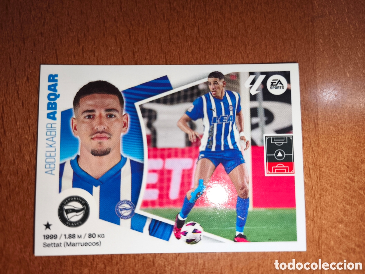 Cromos de f&uacute;tbol: Abqar n&deg;8 liga este 24/25 Deportivo Alav&eacute;s