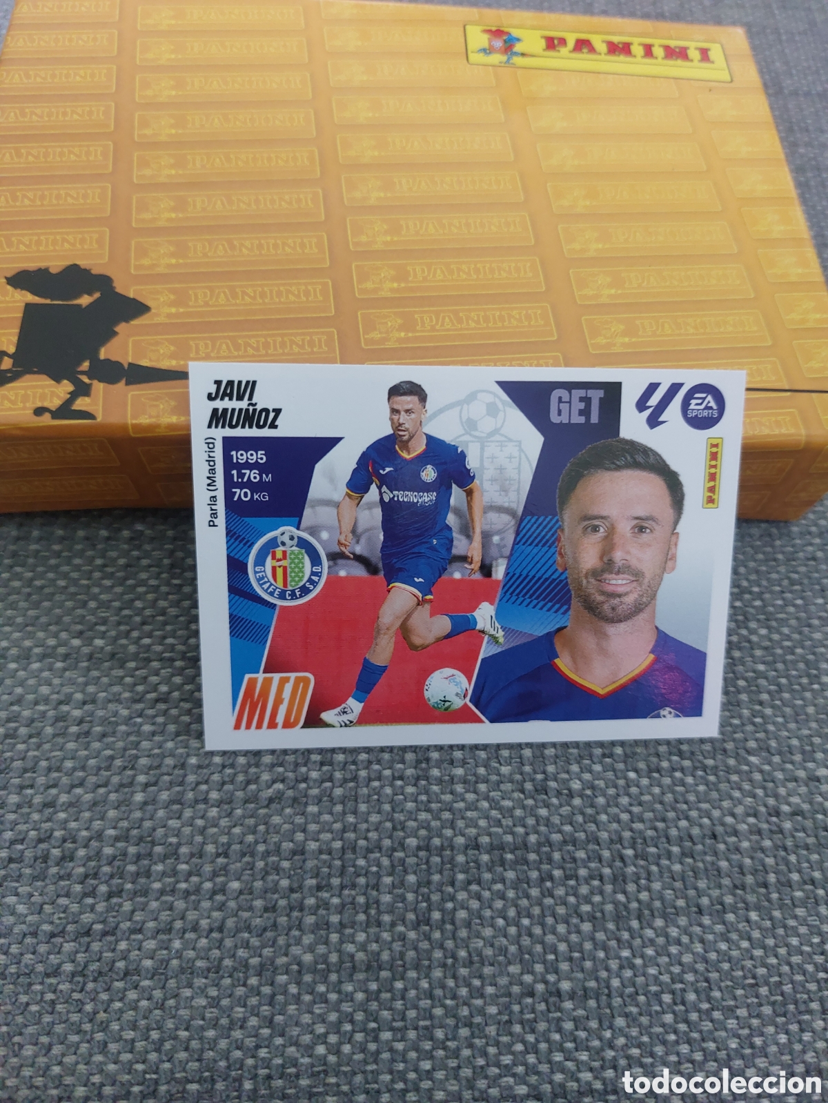 Cromos de f&uacute;tbol: 15 JAVI MU&Ntilde;OZ GETAFE PANINI LIGA ESTE 25 26 2025 2026