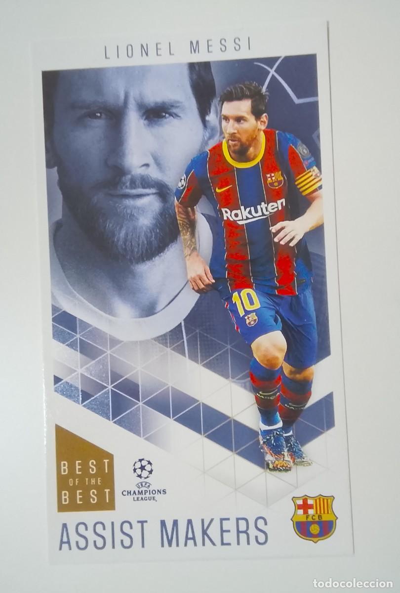 Cromos de f&uacute;tbol: Messi 34 best of the best assist makers topps 20/21 Barcelona