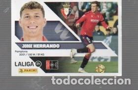 Cromos de f&uacute;tbol: CROMO DE LA LIGA DE F&Uacute;TBOL EDITO ESTE Y PANINI LOEGE HERRANDO CA. OSASUNA N&ordm; 7 DE LIGA 2026 / 27