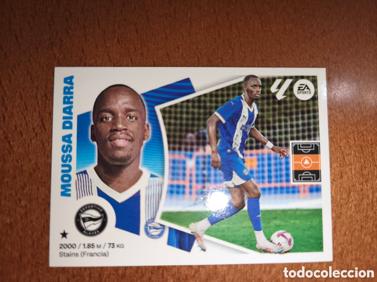 Cromos de f&uacute;tbol: Moussa Diarra n&deg;15 liga este 24/25 Deportivo Alav&eacute;s