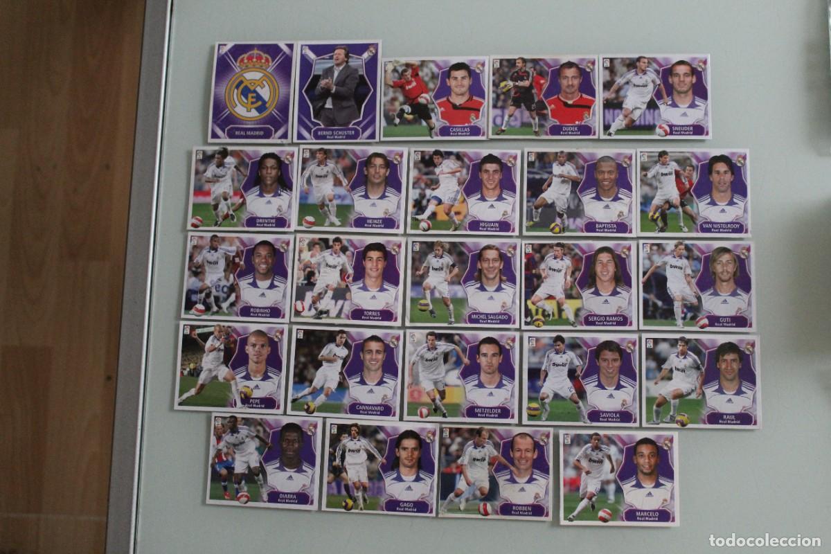 Cromos de f&uacute;tbol: ESTE 08 09 LOTE R. MADRID RECUPERADOS DE &Aacute;LBUM