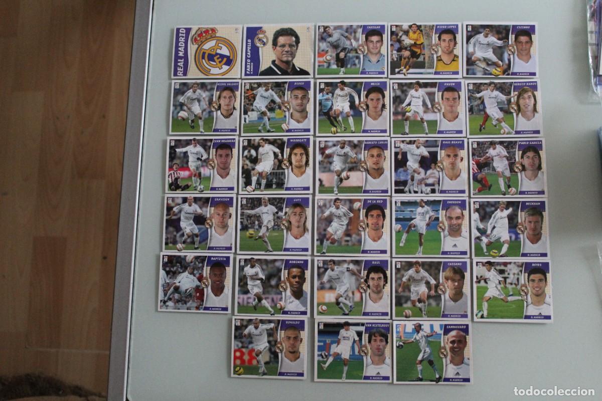 Cromos de f&uacute;tbol: ESTE 06 07 LOTE R. MADRID RECUPERADOS DE &Aacute;LBUM
