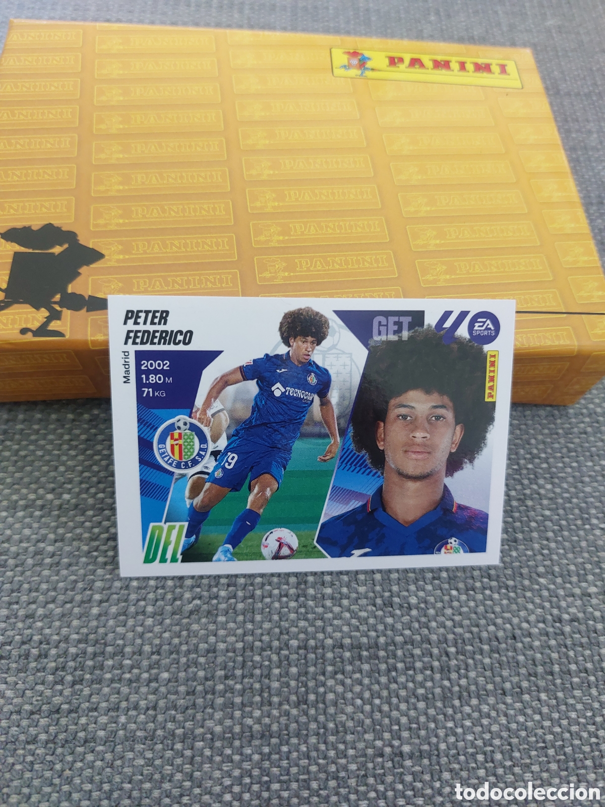 Cromos de f&uacute;tbol: 17 PETER FEDERICO GETAFE PANINI LIGA ESTE 25 26 2025 2026