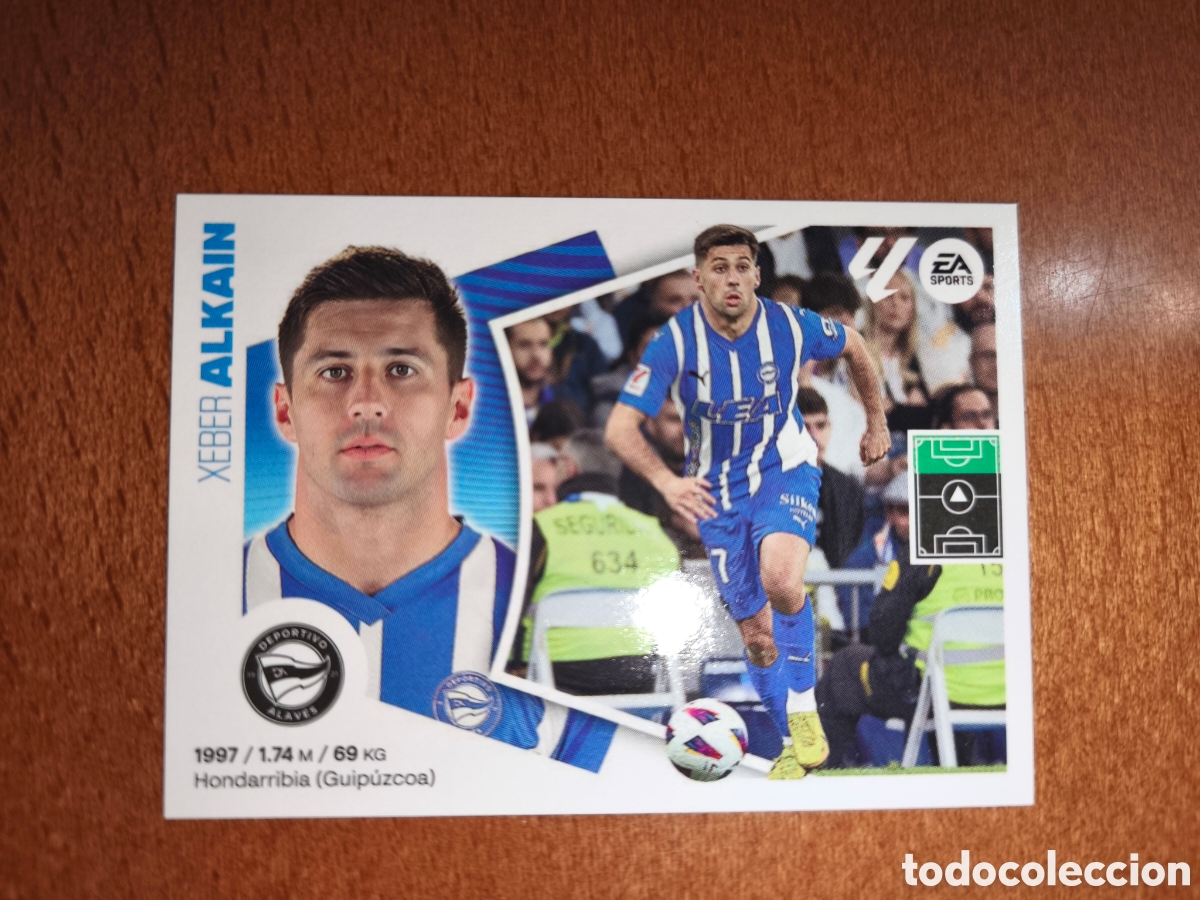 Cromos de f&uacute;tbol: Alkain n&deg;18 liga este 24/25 Deportivo Alav&eacute;s