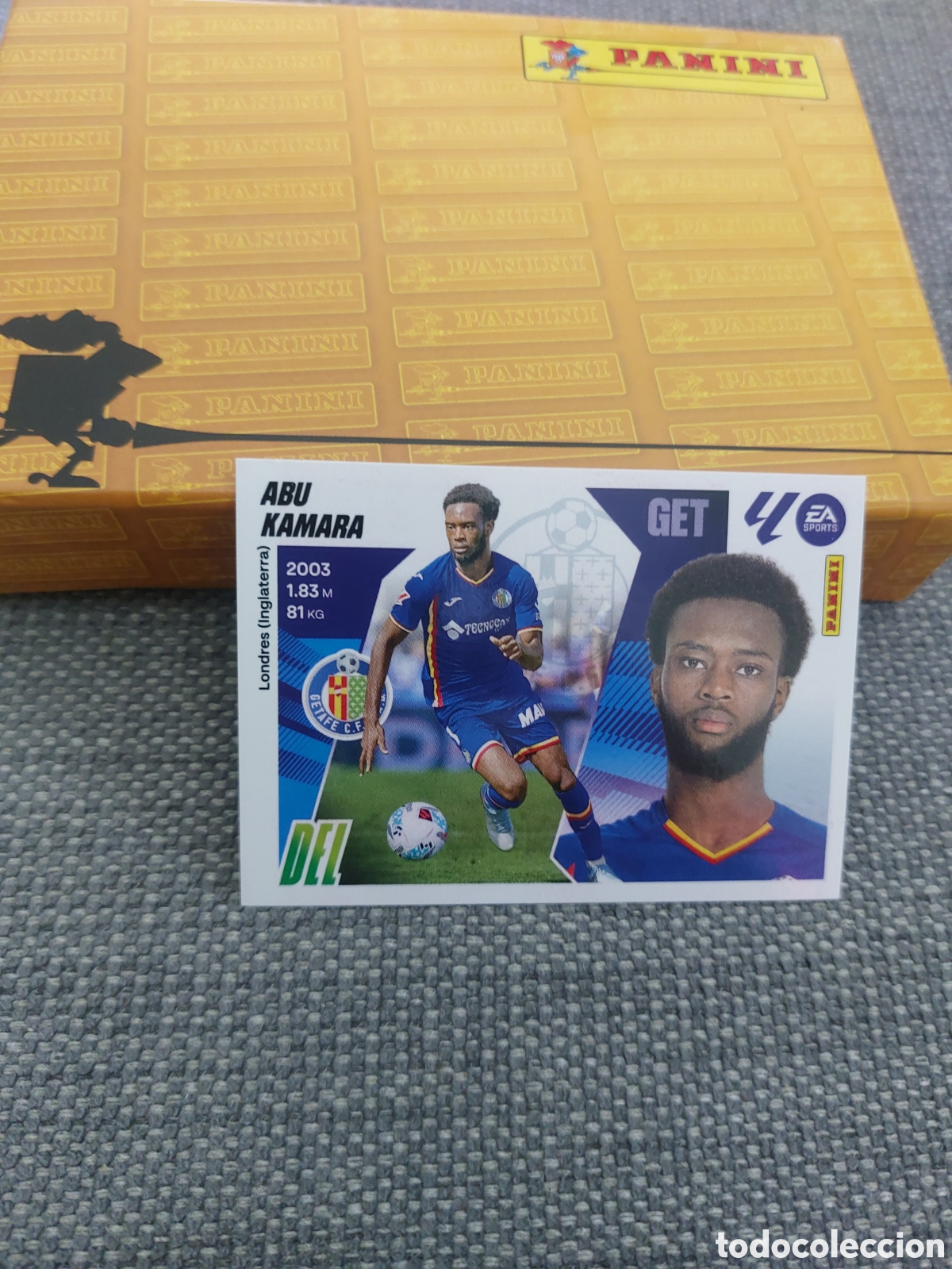Cromos de f&uacute;tbol: 17 BIS ABU KAMARA GETAFE PANINI LIGA ESTE 25 26 2025 2026