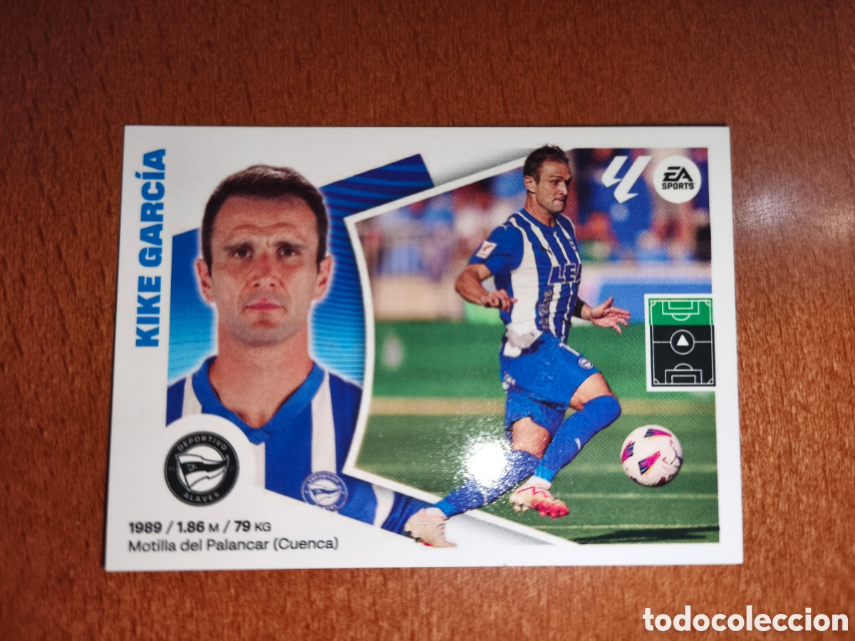 Cromos de f&uacute;tbol: Kike Garc&iacute;a n&deg;20 liga este 24/25 Deportivo Alav&eacute;s