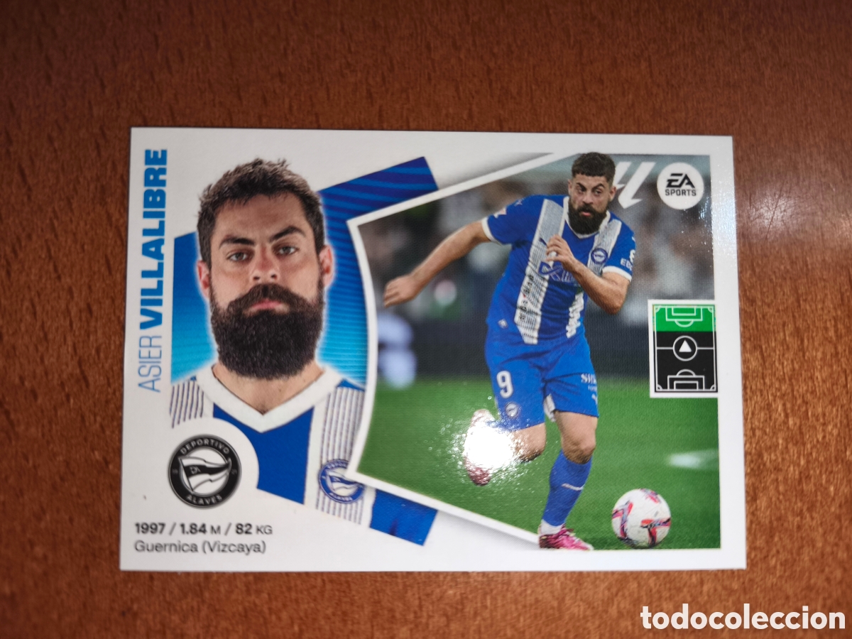 Cromos de f&uacute;tbol: Villalibre coloca n&deg;19 Bis liga este 24/25 Deportivo Alav&eacute;s
