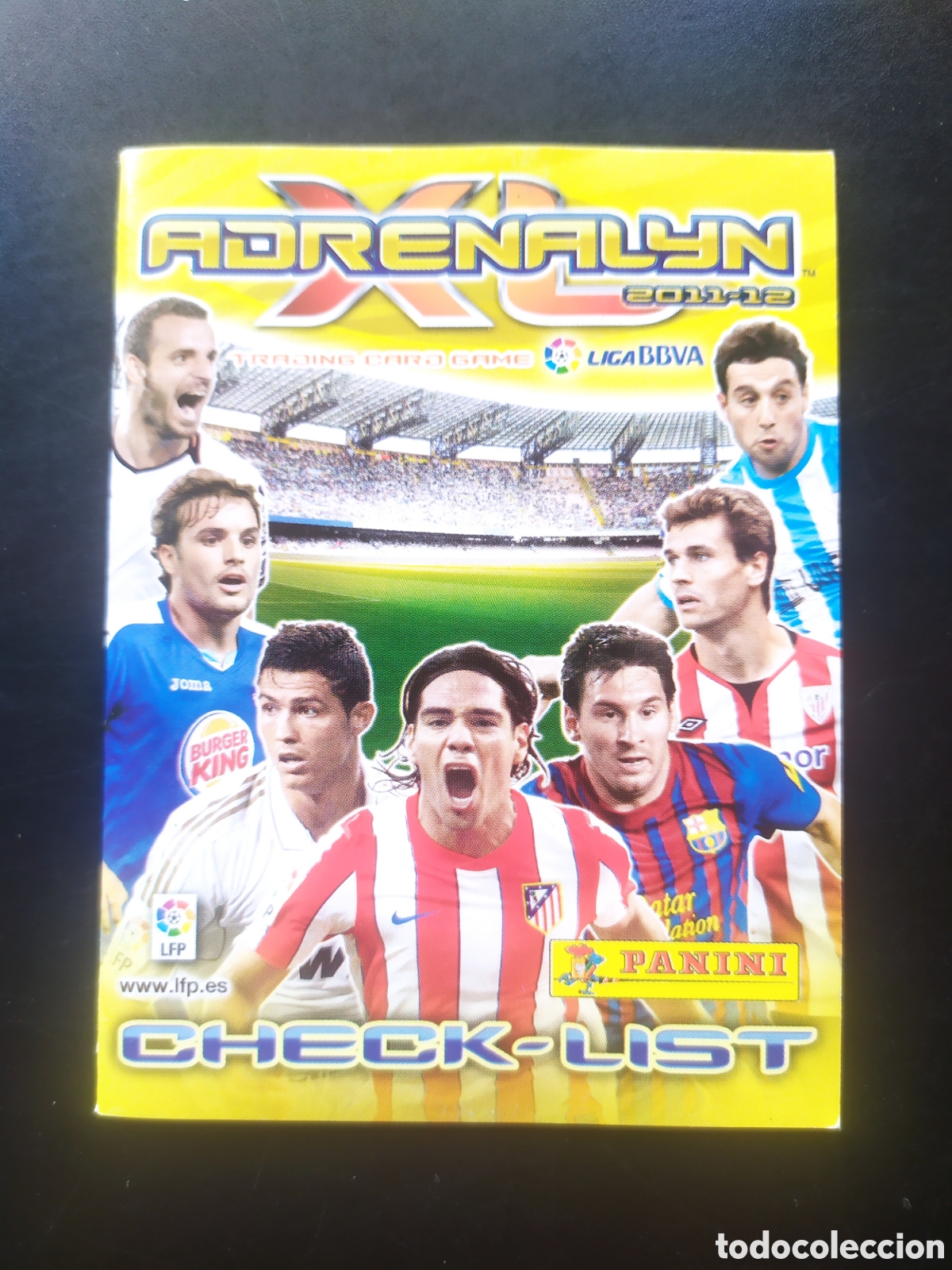 Cromos de f&uacute;tbol: Adrenalyn 2011 2012 11 12 panini check list check-list