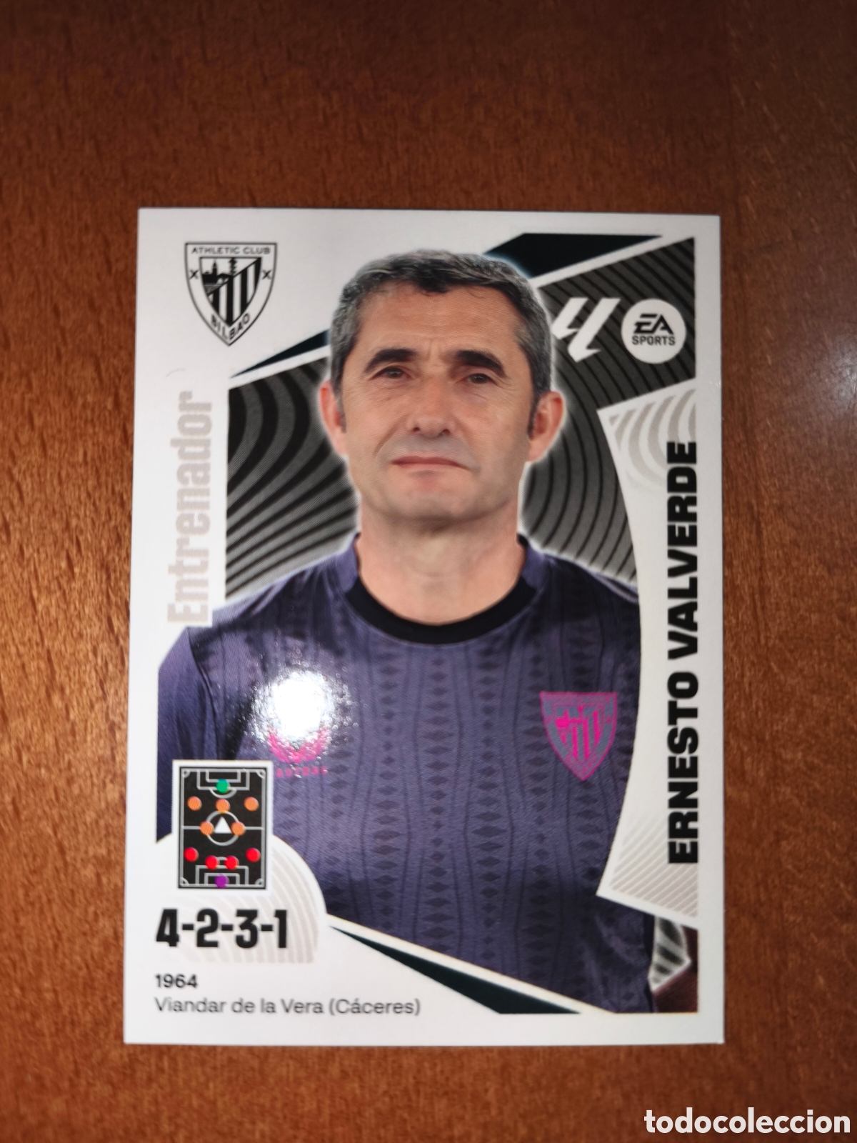 Cromos de f&uacute;tbol: Ernesto Valverde n&deg;2 liga este 24/25 Athletic Club