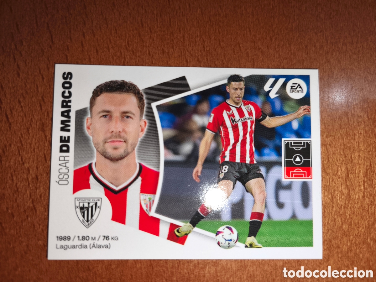 Cartes &agrave; collectionner de Football: De Marcos n&deg;5 liga este 24/25 Athletic Club