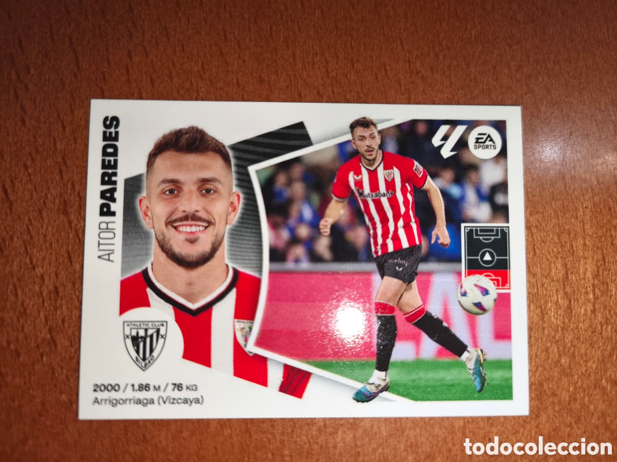 Cromos de f&uacute;tbol: Paredes n&deg;8 liga este 24/25 Athletic Club