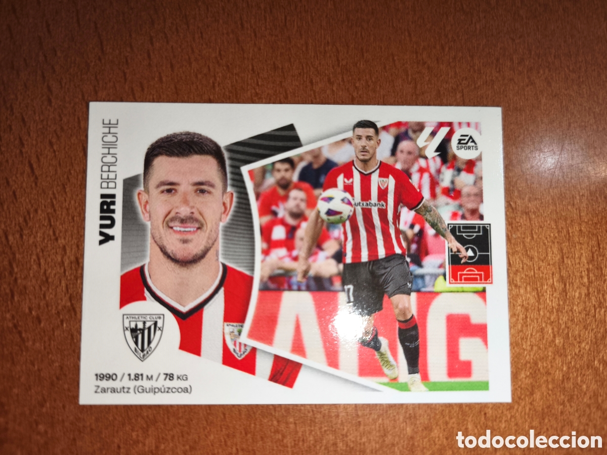 Cromos de f&uacute;tbol: Yuri n&deg;10 liga este 24/25 Athletic Club