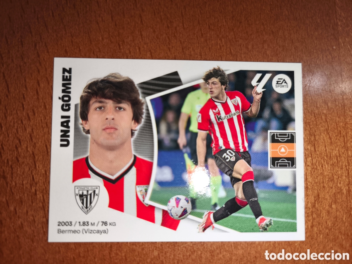 Cromos de Futebol: Unai G&oacute;mez n&deg;13 liga este 24/25 Athletic Club