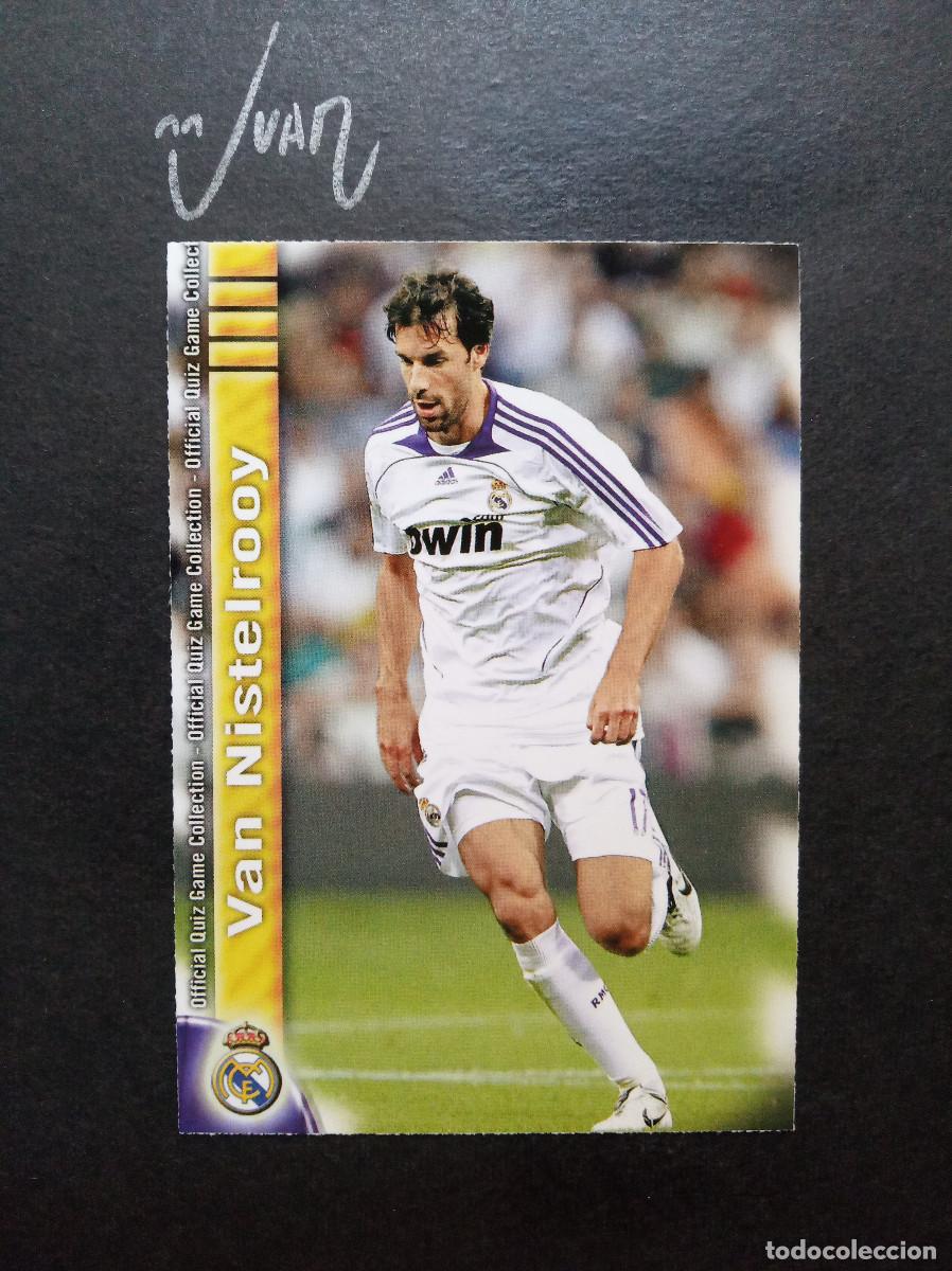 Cromos de f&uacute;tbol: N&ordm; 646 FICHAJE UH VAN NISTELROOY REAL MADRID ⚽ MUNDICROMO &reg; FICHAS QUIZ LIGA FUTBOL 2009 2010 09 10