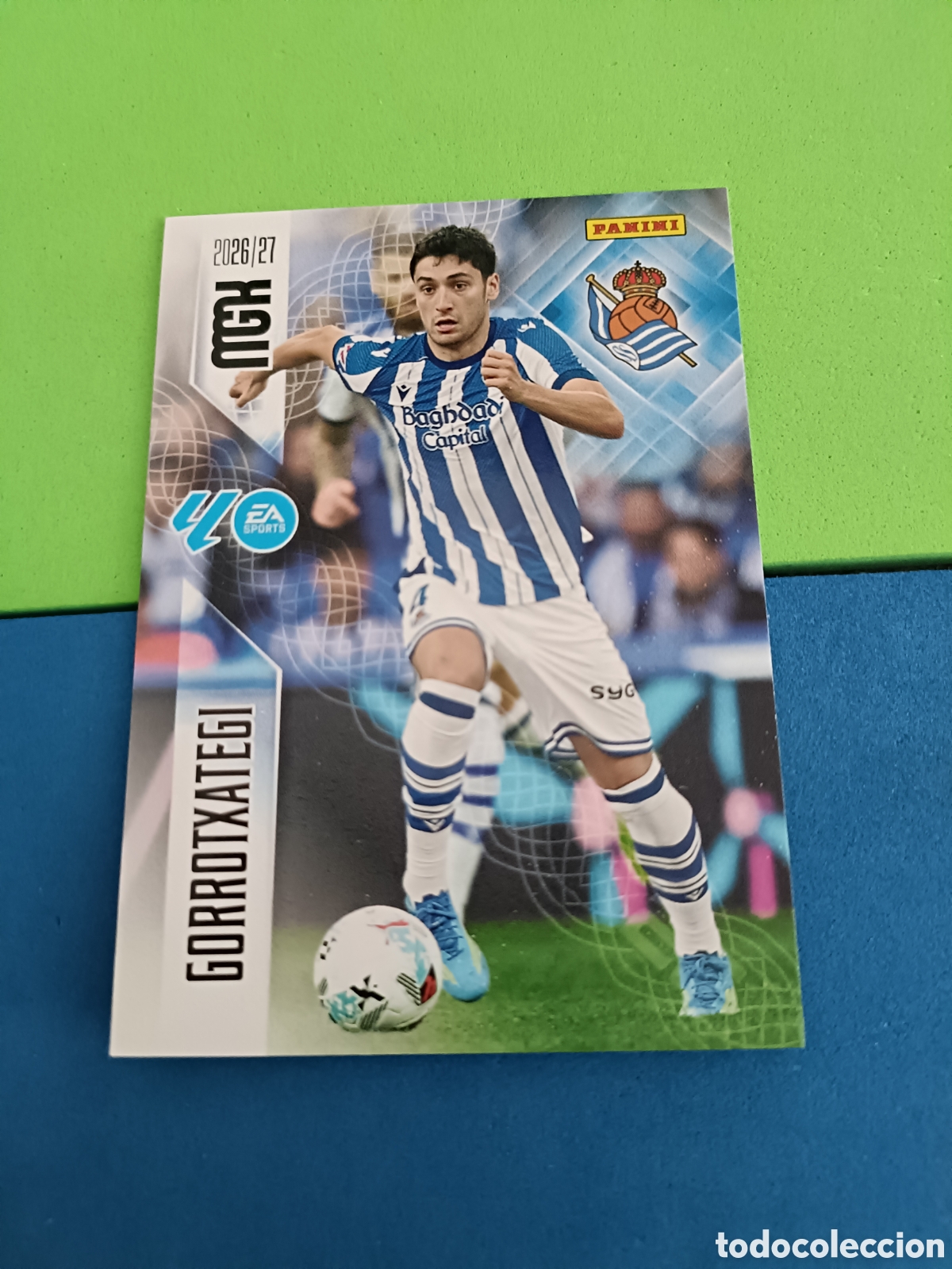 Cromos de f&uacute;tbol: PANINI 2026 2027 MGK MEGACRACKS 25 Aniversario - Real Sociedad 315 Gorrotxategi