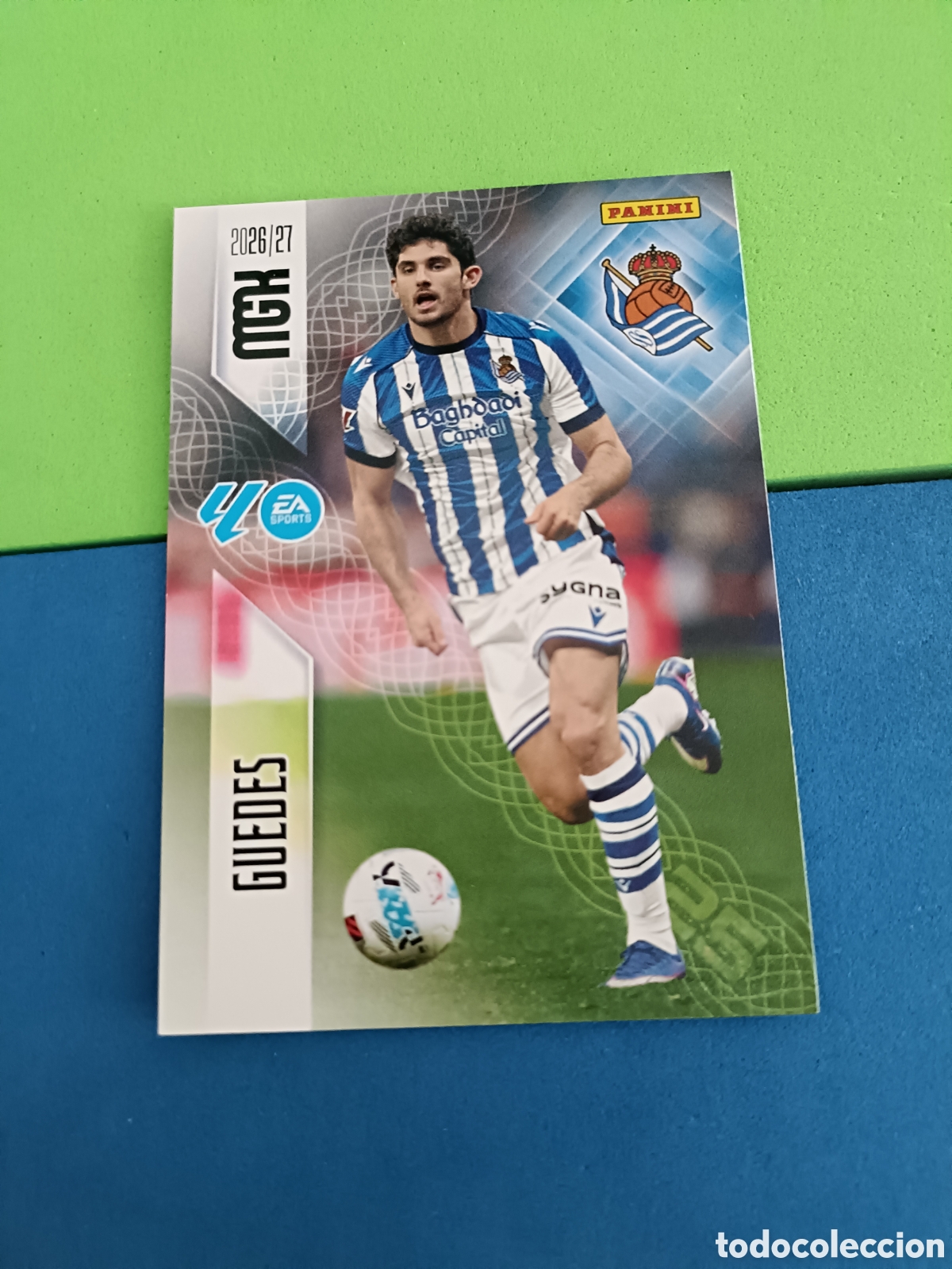 Cromos de f&uacute;tbol: PANINI 2026 2027 MGK MEGACRACKS 25 Aniversario - Real Sociedad 322 Guedes