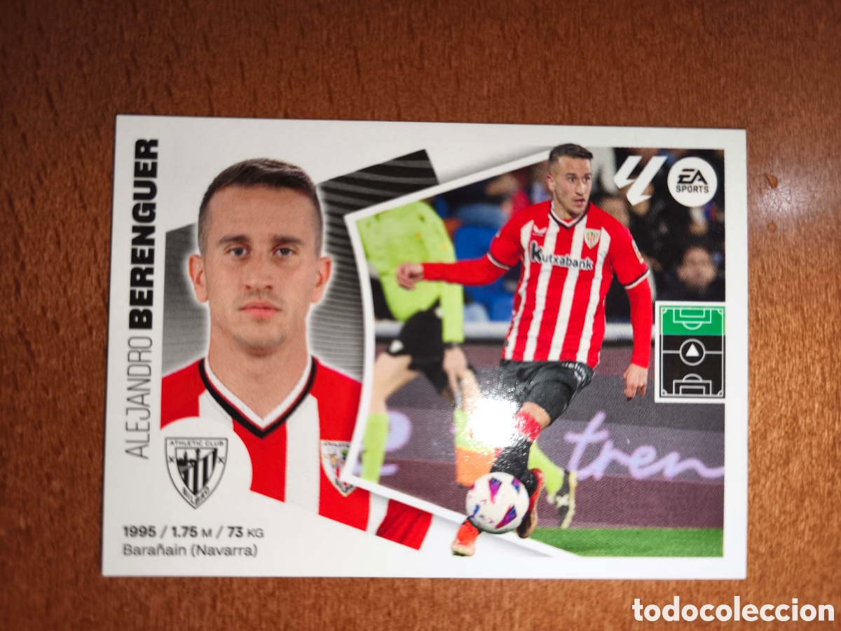 Cromos de f&uacute;tbol: Berenguer n&deg;17 liga este 24/25 Athletic Club