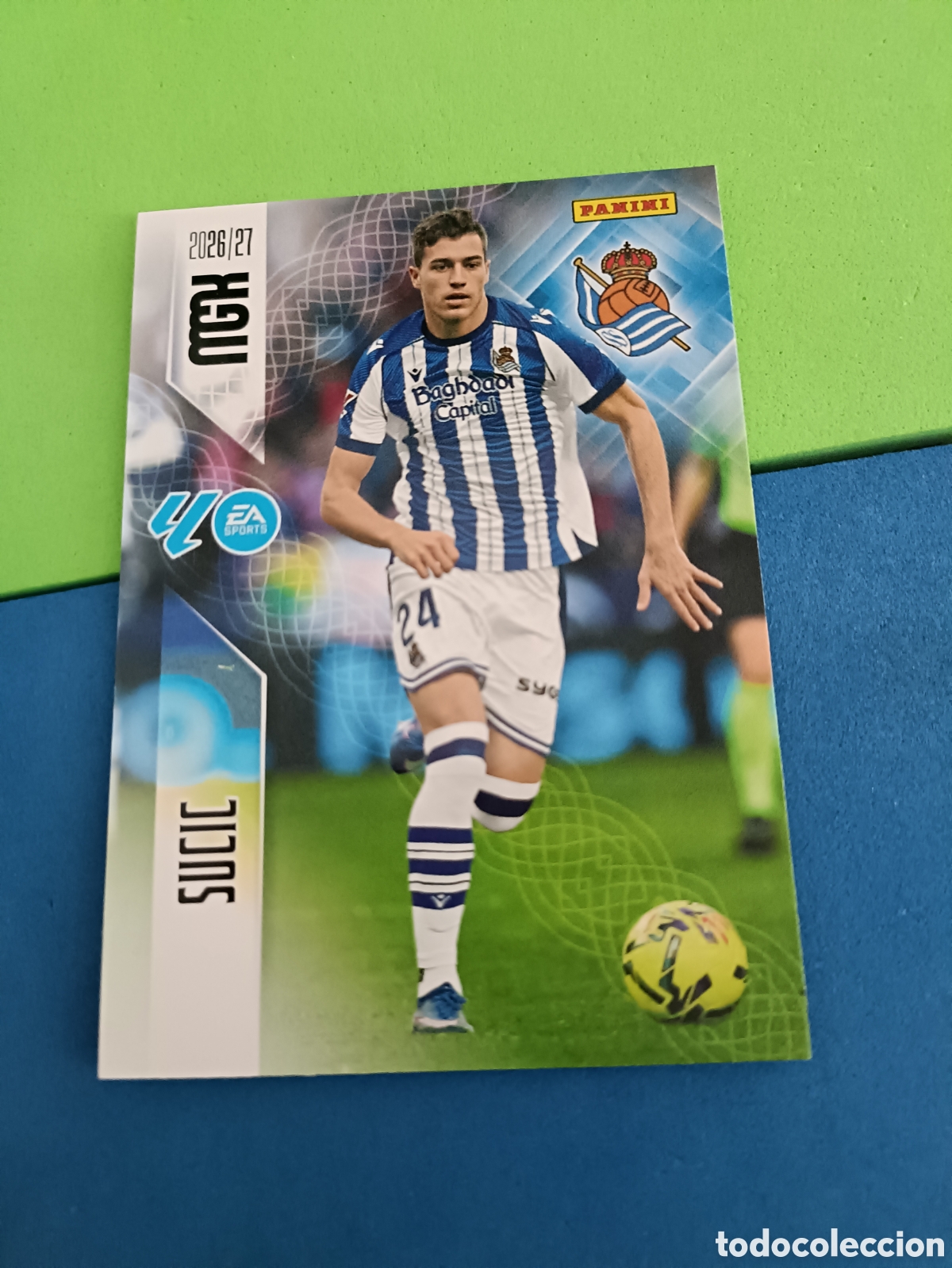 Cromos de f&uacute;tbol: PANINI 2026 2027 MGK MEGACRACKS 25 Aniversario - Real Sociedad 320 Sucic