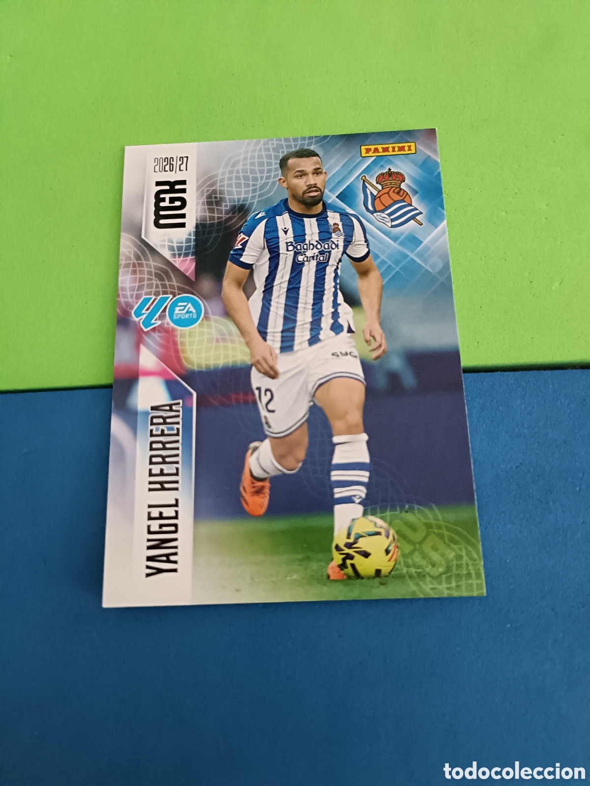 Cromos de f&uacute;tbol: PANINI 2026 2027 MGK MEGACRACKS 25 Aniversario - Real Sociedad 318 Yangel Herrera